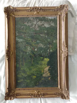 Cor Noltee - Impressionistisch boszicht kopen? Bied vanaf 90!