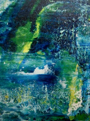 Margje Toonder-Herbolt - abstract landschap kopen? Bied vanaf 25!