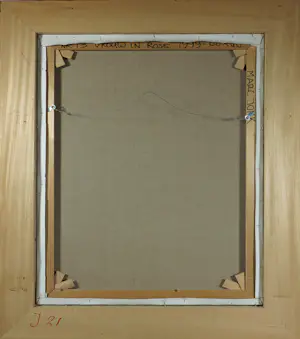 Marc Jonk - Arcyl op doek, Vrouw in rose (nr.13 ) - Ingelijst kopen? Bied vanaf 150!