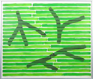 Nico Emons - Acryl op papier, ATANAC I - Ingelijst kopen? Bied vanaf 1!