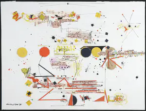 Sam Middleton - Collage met bladmuziek kopen? Bied vanaf 1500!