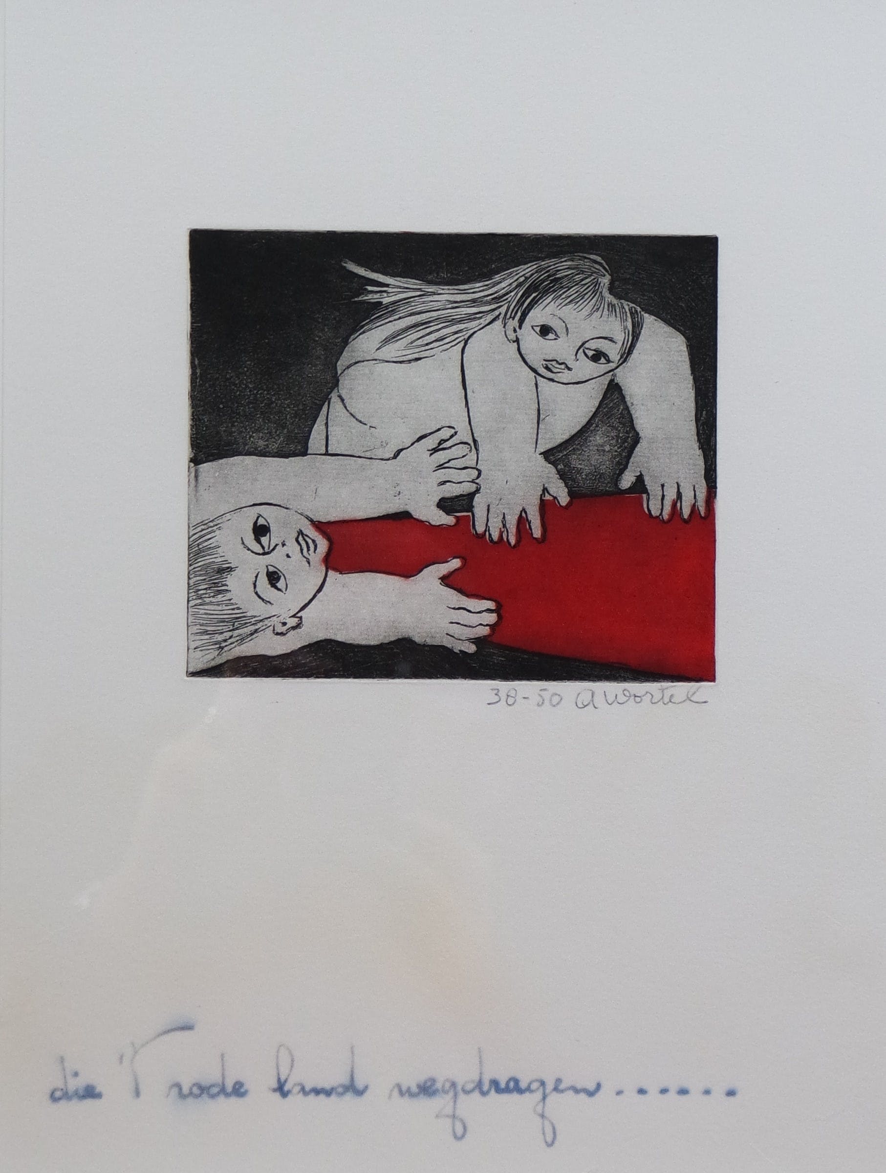 Ans Wortel - kleurenets - figuren "die 't rode land wegdragen" kopen? Bied vanaf 155!