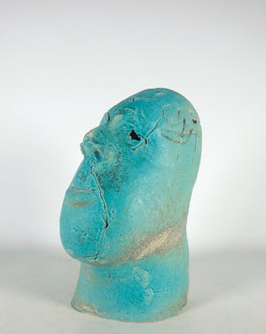 Sjer Jacobs - Aardewerk, Turquoise kop kopen? Bied vanaf 1!