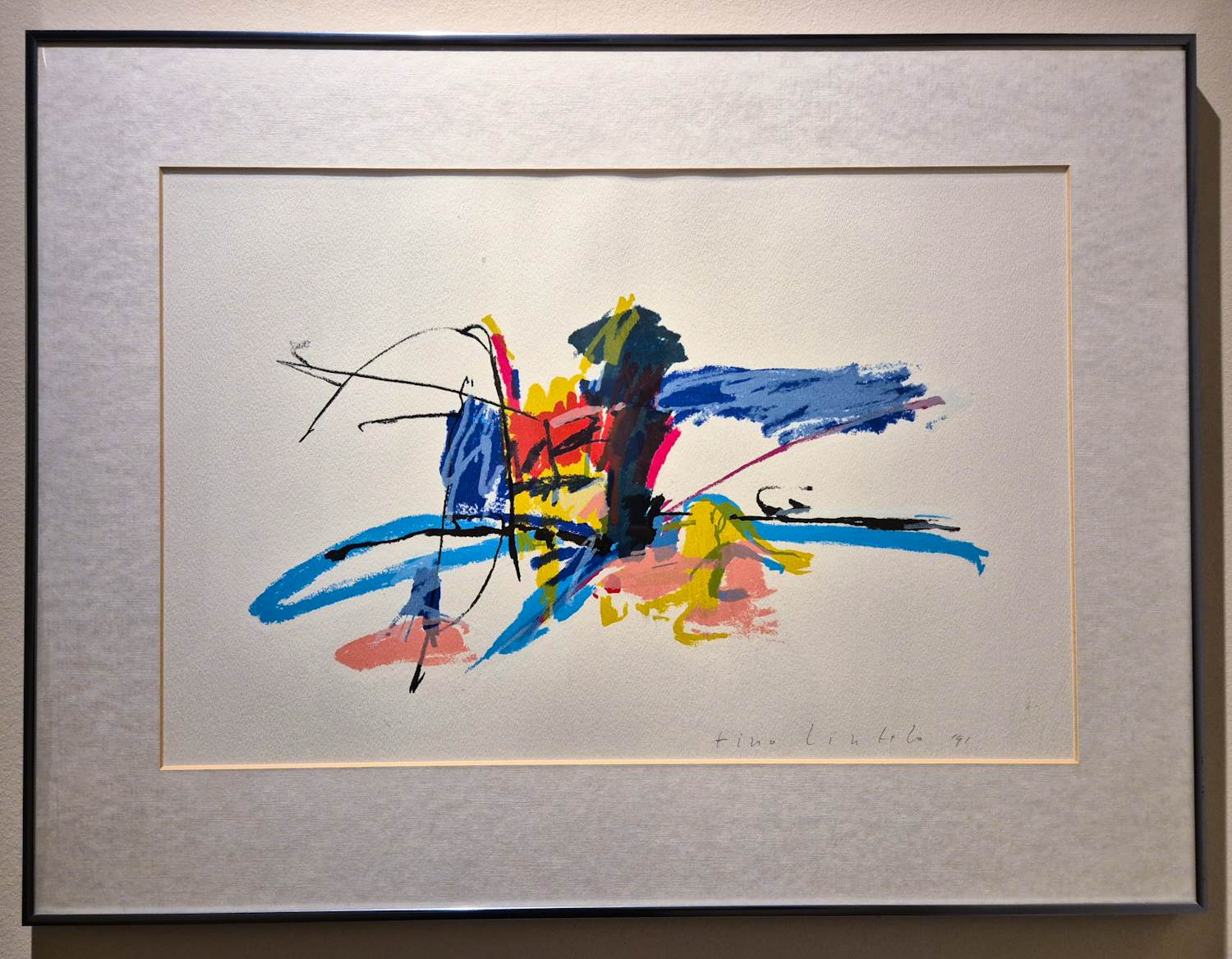 Tino Lintelo - Zeefdruk 1991, handgesigneerd, eerste eigenaar kopen? Bied vanaf 35!