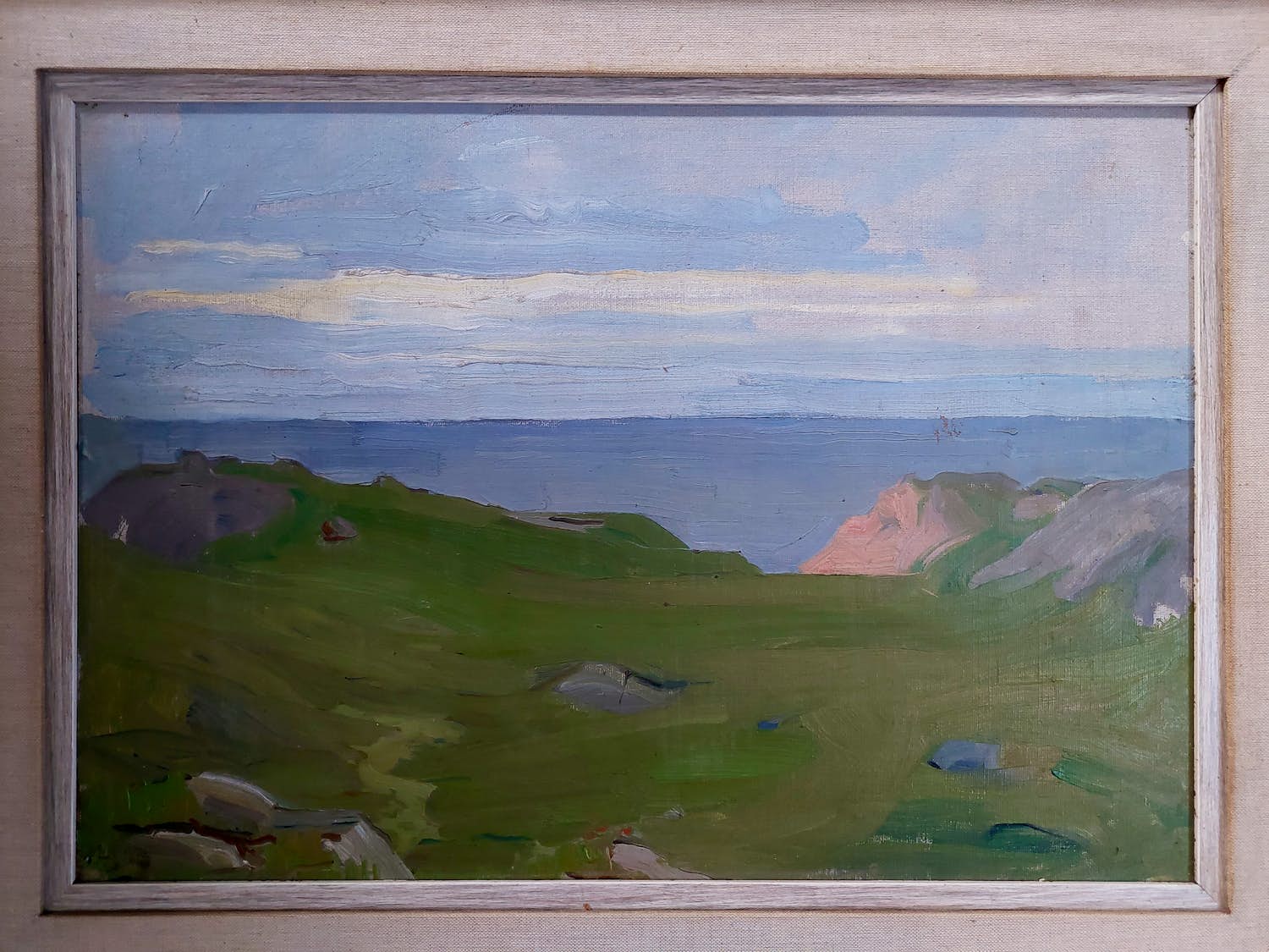 Frederika Broeksmit - Noors landschap - schilderij - verkocht voor € 45!