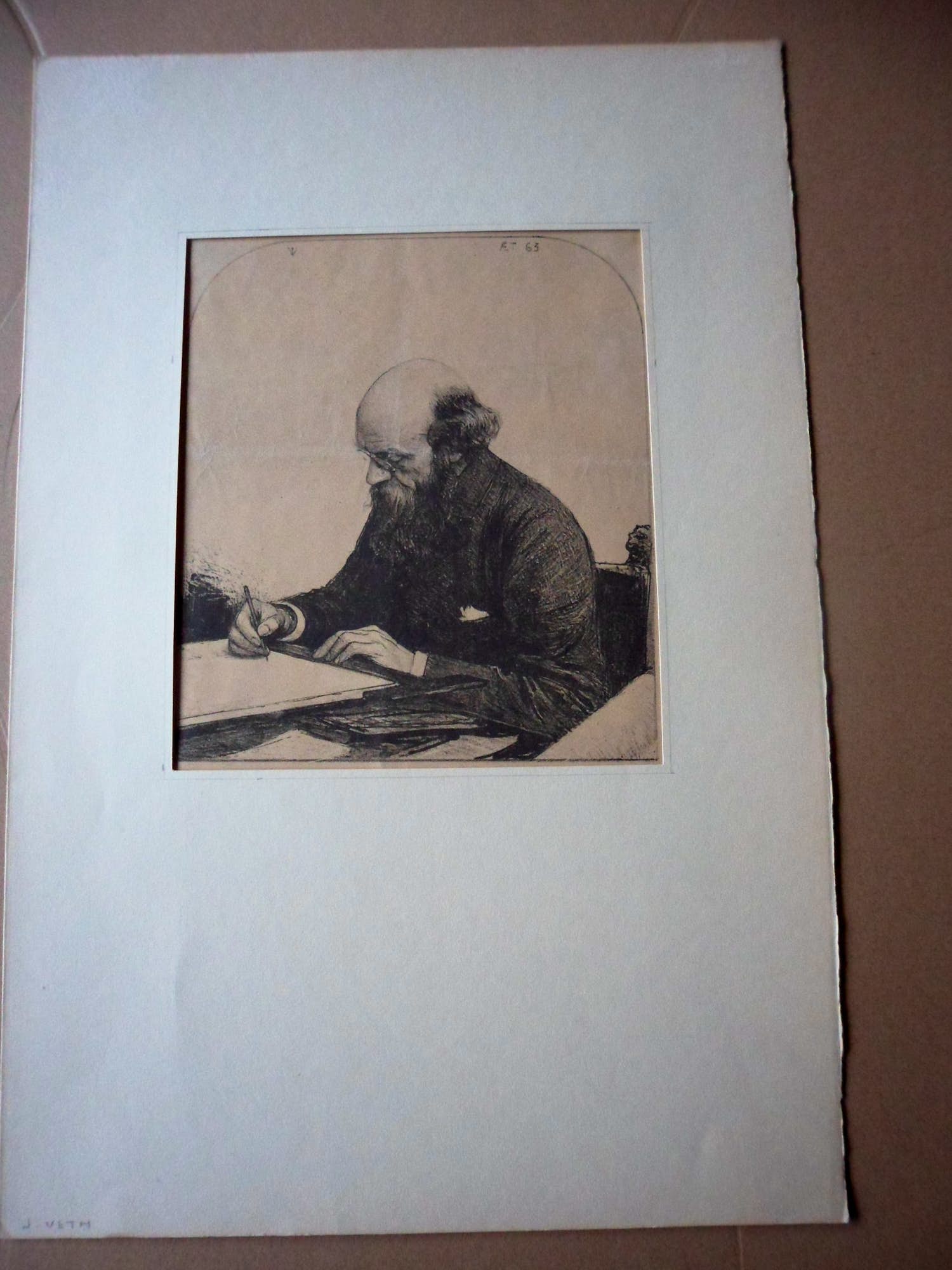 Jan Veth - Litho's van 7 bekende mensen van Nederland, uitgebracht van 1893 en 1896 verkocht voor € 80!