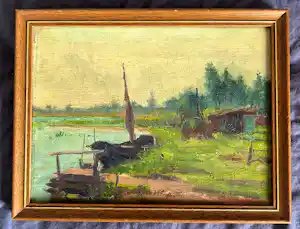 Anton Smeerdijk - Aan de Funtus bij Loosdrecht verkauft für € 75!