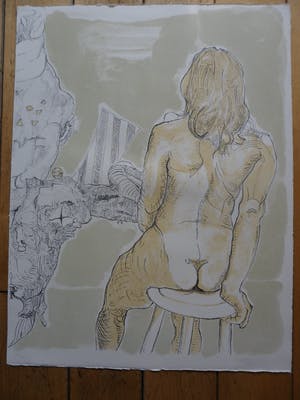 Vincent Rijnbende - Litho, Titel, Dezelfde boodschappen kopen? Bied vanaf 10!