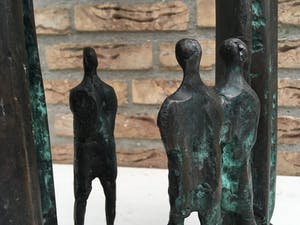 Wim Rijvers - Sculptuur "De ontmoeting" kopen? Bied vanaf 600!