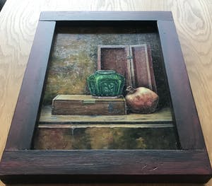 Niet of onleesbaar gesigneerd - Prachtig schilderijtje - Gesigneerd Ren' 99' kopen? Bied vanaf 1!