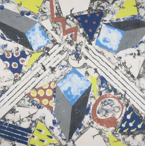 Pat Gentenaar - Torley - Gemengde techniek, o.a. waterverf op laagjes papier pulp, Split stof kopen? Bied vanaf 10!