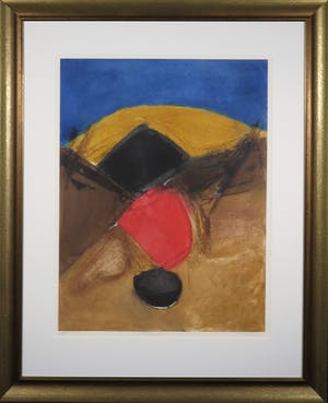 Erik Bersou - Kleurenets,Fin de Journee - Ingelijst (Groot) kopen? Bied vanaf 1!