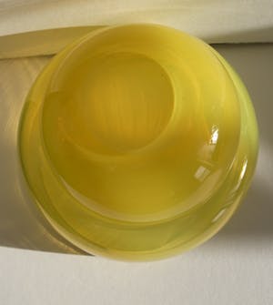 Gunnar Cyren - Gele glazen schaal kopen? Bied vanaf 25!