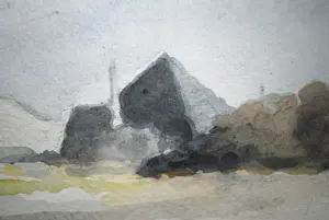 Mart Kempers - Callantsoog - aquarel 1992 kopen? Bied vanaf 150!