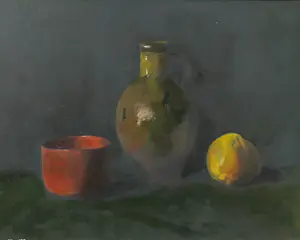 Hubert van Hille - Olieverf op doek, Stilleven - Ingelijst kopen? Bied vanaf 60!