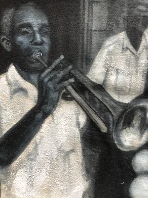 Niet of onleesbaar gesigneerd - Cubaanse (straat) muzikanten kopen? Bied vanaf 1!
