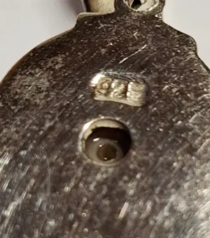 Zilveren hanger met parel, hand van Fatima kopen? Bied vanaf 55!