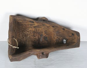 Chokwe - Houten initiatiemasker met schelp en scarificaties kopen? Bied vanaf 1!