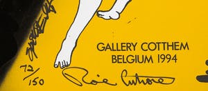 Ronnie Cutrone - Zeefdruk bewerkt met graffiti, Arch Angels kopen? Bied vanaf 1!