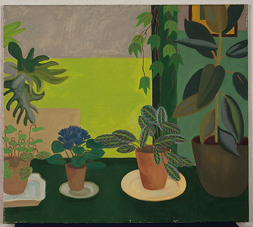 Karen Scheffers - Binnen-Buiten - 1975 - Acrylverf op doek - BKR Tilburg kopen? Bied vanaf 10!