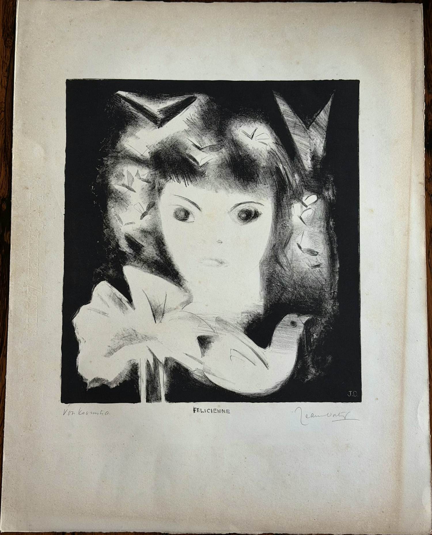 Jeanne Bieruma Oosting - Zeldzame Litho - Felicienne kopen? Bied vanaf 350!