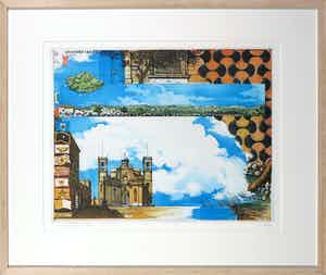 Rolf Weijburg - Kleurenets en aquatint, Ghawdex Gozo - Ingelijst verkocht voor € 150!