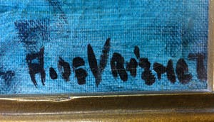 Niet of onleesbaar gesigneerd - Stadsgezicht kopen? Bied vanaf 75!