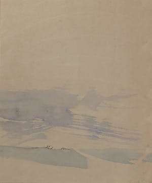 Wim de Bruin - Aquarel met inkt op papier, Zonder titel kopen? Bied vanaf 1!