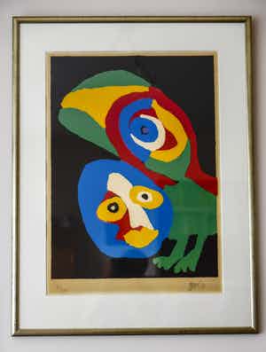 Karel Appel - onbekend verkocht voor € 450!