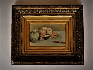 Niet of onleesbaar gesigneerd - Omstreeks 1920 - Stilleven met Delfts Blauw potje - gesigneerd kopen? Bied vanaf 10!