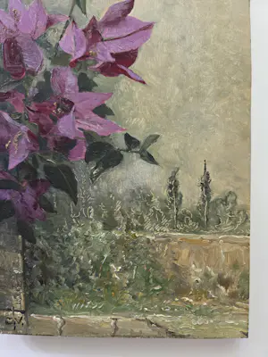 Jan Coenraad Nachenius - Bloemen. Bougainville. Stilleven. Monogram. kopen? Bied vanaf 249!