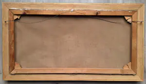 Cornelis Waterman - Amsterdam Bloemenmarkt – Olieverf op doek – Groot formaat 90 cm kopen? Bied vanaf 75!