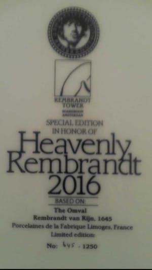 Royal Limoges - Heavenly Rembrandt 2016 groot Limoges porseleinen bord kopen? Bied vanaf 35!