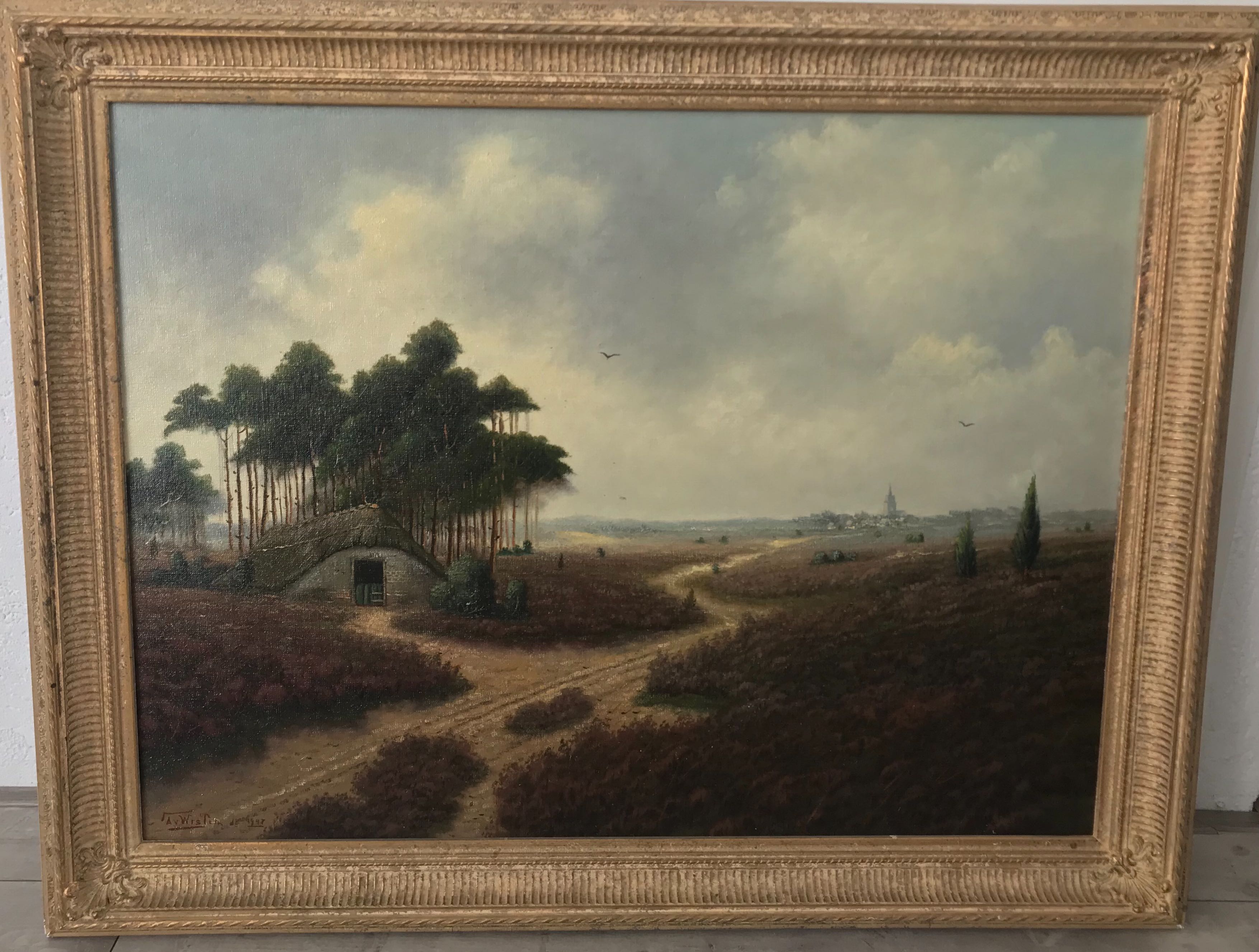 Thomas van Wissen - Heide landschap kopen? Bied vanaf 75!