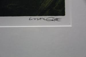 Elmar Gille - ingelijste ets: Scorgiano Luna Piena (mooie houten lijst!) kopen? Bied vanaf 65!