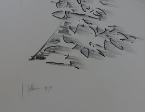 Jaap Hillenius - litho: Zon en maan - 1975 kopen? Bied vanaf 45!