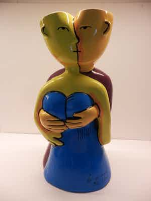 Herman Brood - Sculptuur ALS IK JOU NIET HAD- ZEER GROOT!!! HOOGTE 37 CM!!! verkocht voor € 275!