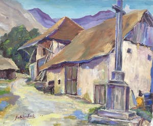 Jan Harmannus Lambeck - C4784-24, Boerderij in een bergdorpje kopen? Bied vanaf 150!