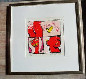 Selwyn Senatori - Zeefdruk, Titel. "Valentina ". verkocht voor € 80!