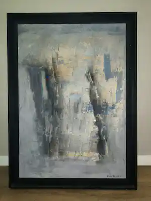 Fabrice Rebeyrolle - Abstract werk verkauft für € 215!
