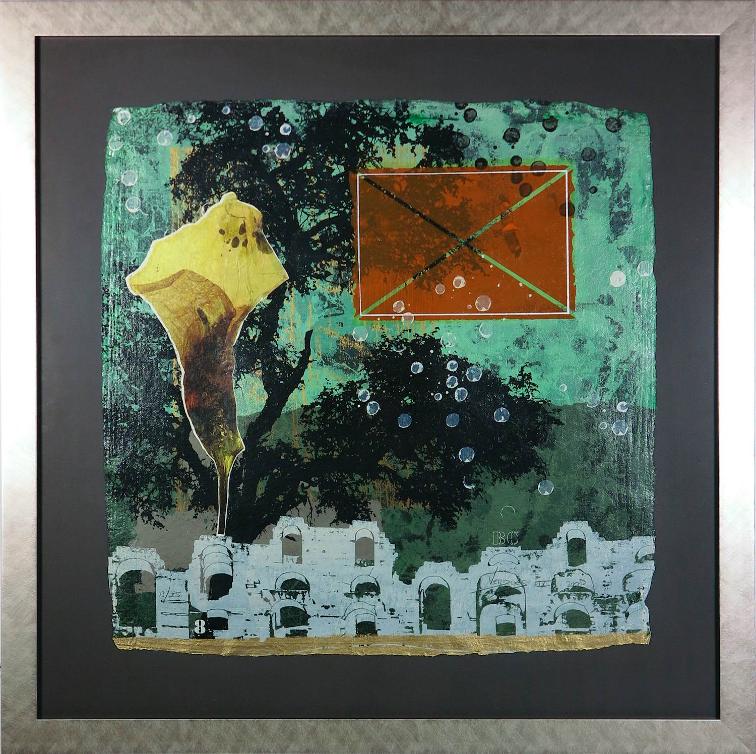 Mark Verdoes - Gemengde techniek, Zonder titel - Ingelijst kopen? Bied vanaf 40!