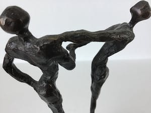 Corry Ammerlaan - “Dank” de Handdruk. Groot beeld 28 cm. kopen? Bied vanaf 1!