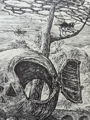 Jakop Slegt - Fantasiewereld. Drukgesigneerd. 1970. kopen? Bied vanaf 49!