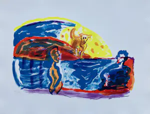 AcheterPieter Defesche - Landschap met figuren? Enchérissez de 65!