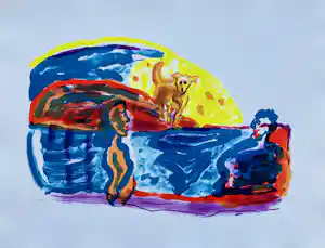Buy Pieter Defesche - Landschap met figuren? Bid from 65!