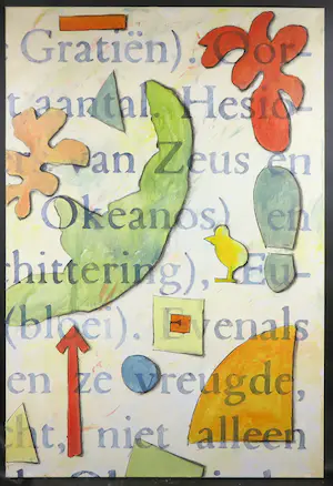 Ronald Wigman - Acryl op doek, De drie Gratiën (Drieluik) kopen? Bied vanaf 1!