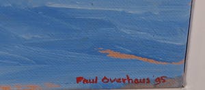 Paul Overhaus - Acryl op doek, Stilte voor zwaar weer - Ingelijst kopen? Bied vanaf 70!