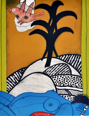 Corneille - Litho - Gesigneerd - 65x50 cm - 1988 kaufen? Bieten Sie von 320!
