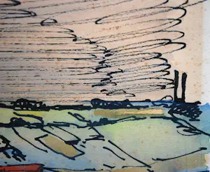 Edmond Wingen - Zomers Limburgs platteland 1955 kopen? Bied vanaf 195!