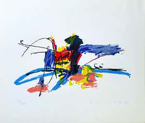 Tino Lintelo - Zeefdruk 1991 verkocht voor € 45!